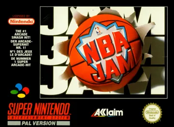 NBA Jam (Europe) (Rev 1) box cover front